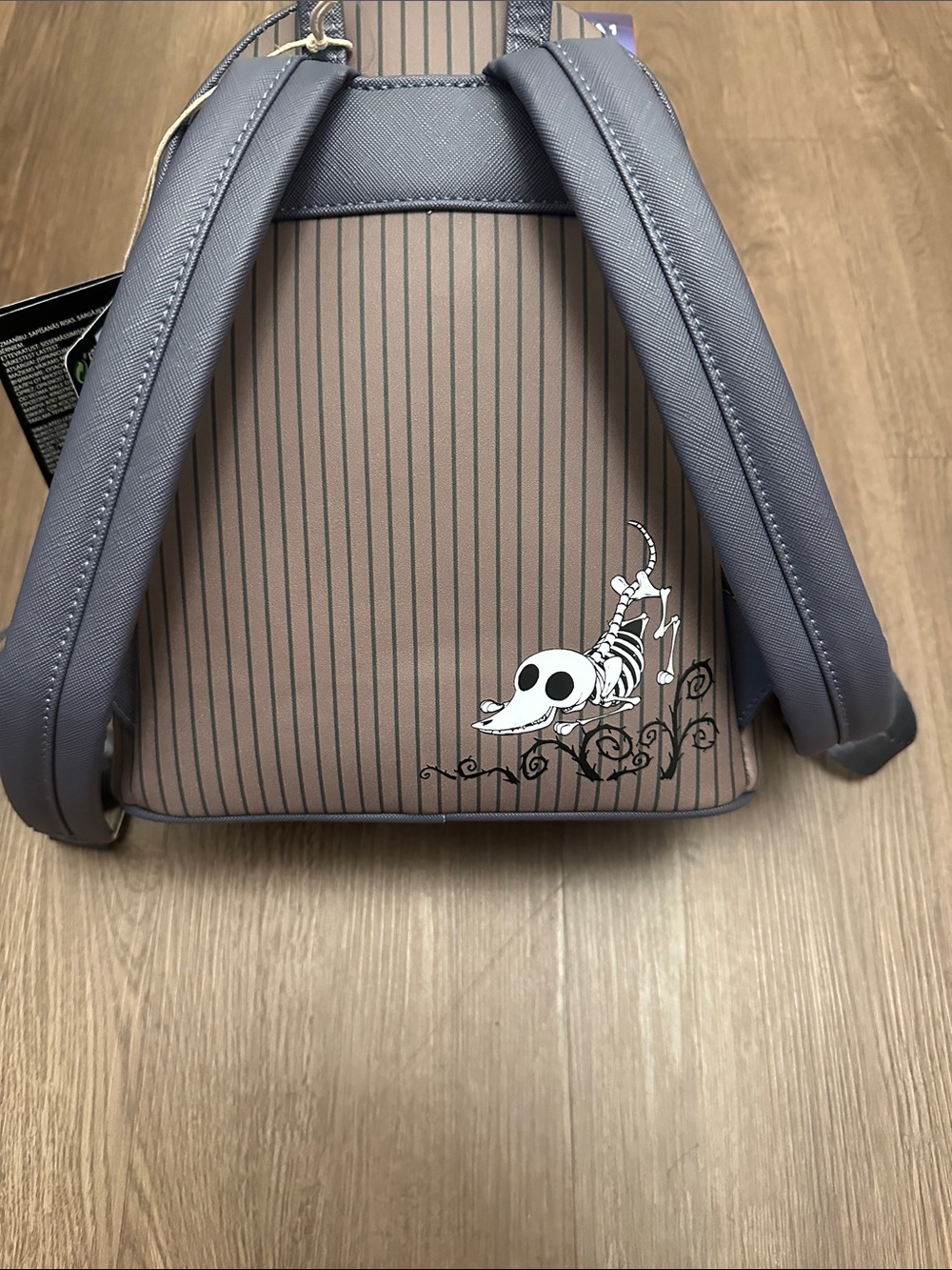 Loungefly Corpse Bride Mini Backpack in Black, Gray, White - Picture 2 of 6